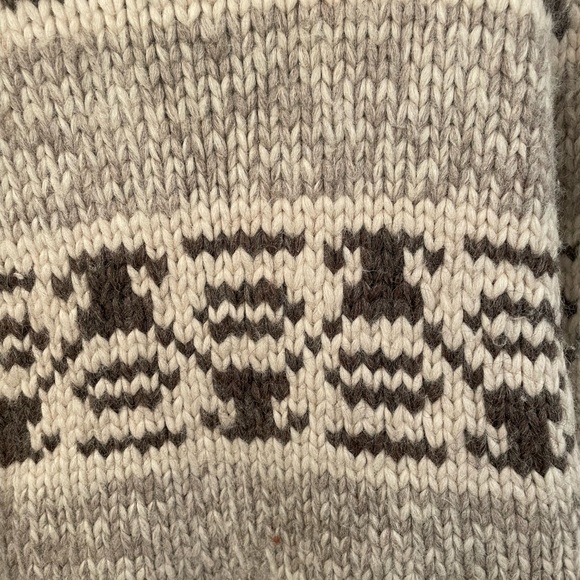Vintage Cowichen Wool Sweater - Picture 5 of 6